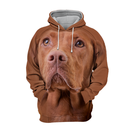 Unisex Honden Hoodie | Vizsla Hungarian Adorable