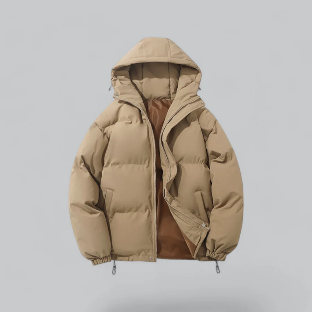 PolarGuard Unisex Donsjas – Warme Pufferjas met Rits en Kap