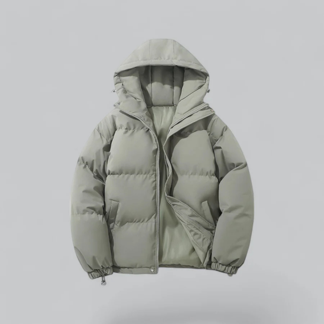 PolarGuard Unisex Donsjas – Warme Pufferjas met Rits en Kap