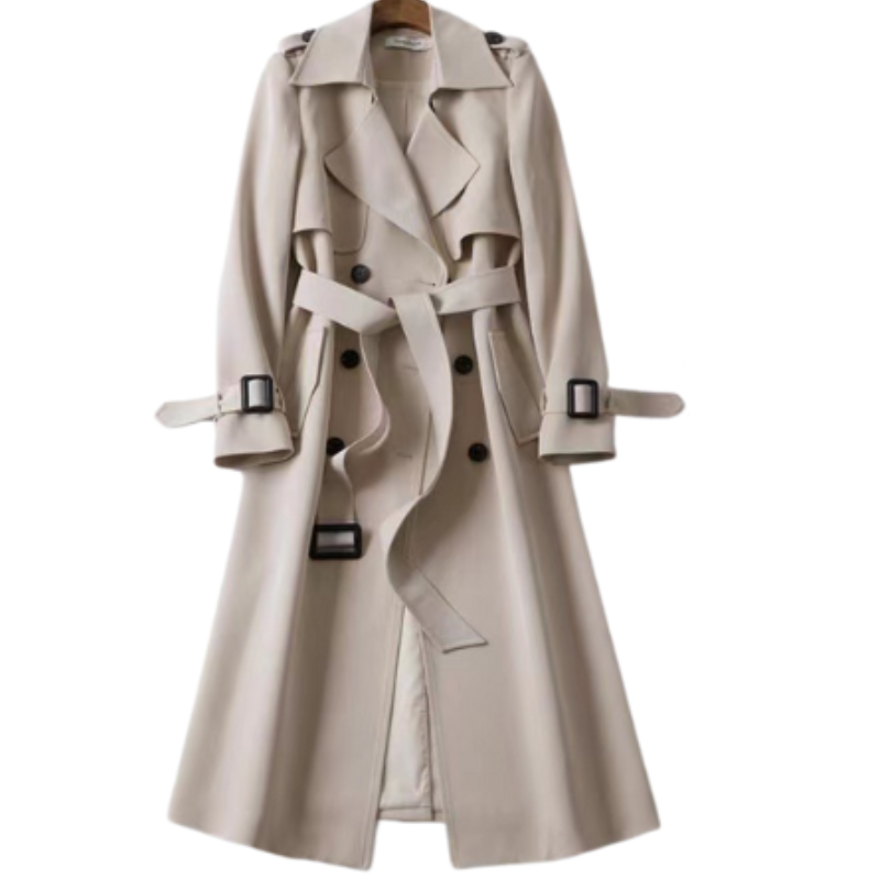 Aurora stijlvolle dames wintermantel – Dubbelzijdige trenchcoat, warm en comfortabel – Perfect voor winter en herfst