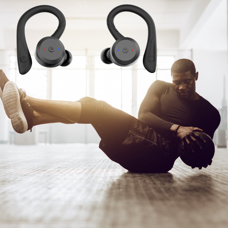 Waterdichte Sportoordopjes AudioActief – 20 Uur Speeltijd en Bluetooth
