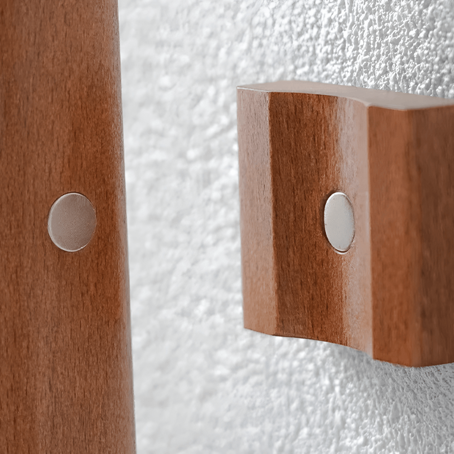 Lange Houten Schoenlepel met Magneet en Wandhouder 55 cm