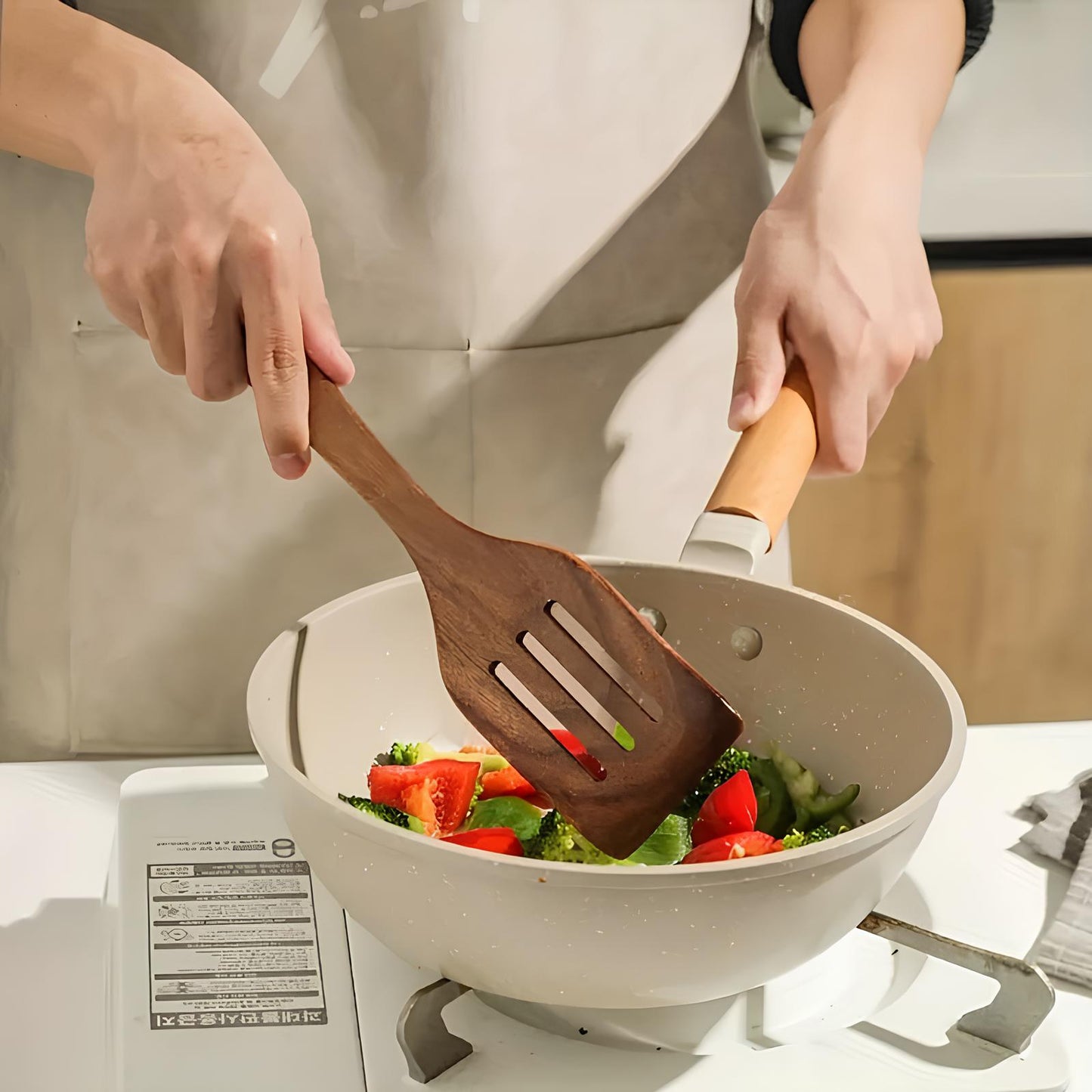 TeakChef 5-delige Keukenhulpset – Hittebestendig en Duurzaam