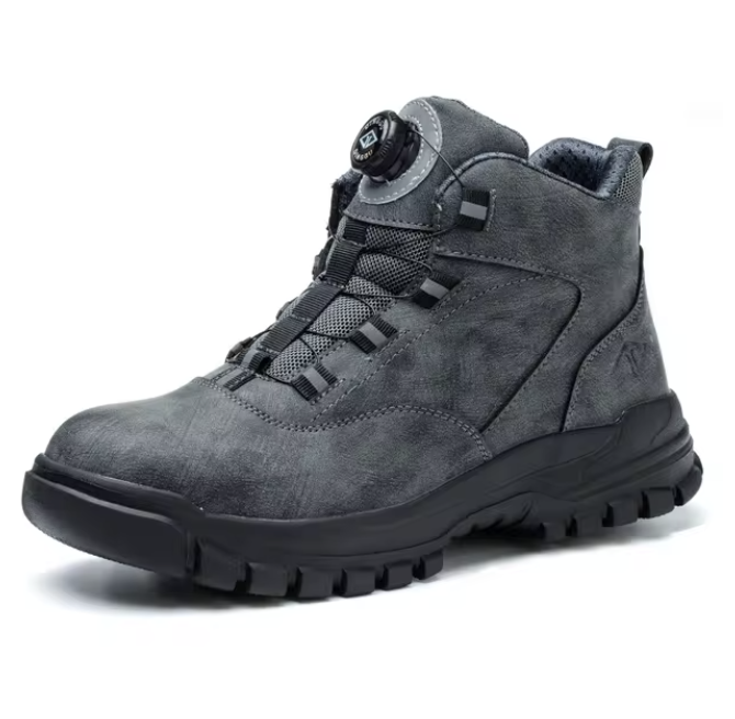 Veiligheidsschoenen voor heren | Anti-smash werkschoenen | Herfst- en winterbescherming | Ernestoz