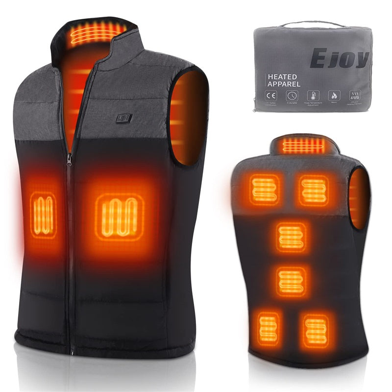 Verwarmd Vest met Batterij – Verwarmde Jas voor Mannen voor Buitensport