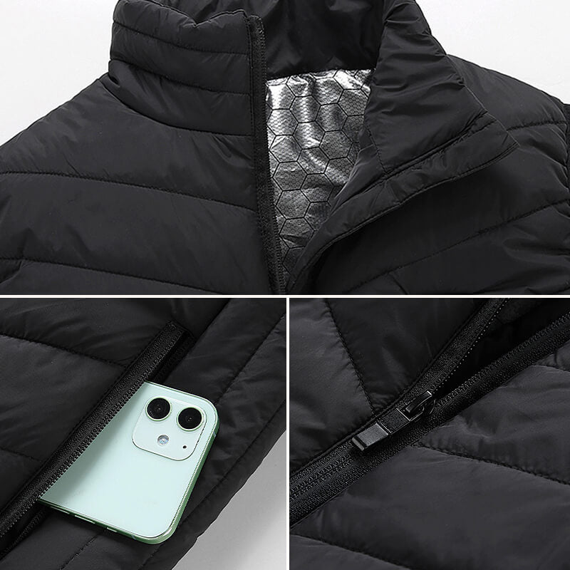 Verwarmd Vest met Batterij – Verwarmde Jas voor Mannen voor Buitensport