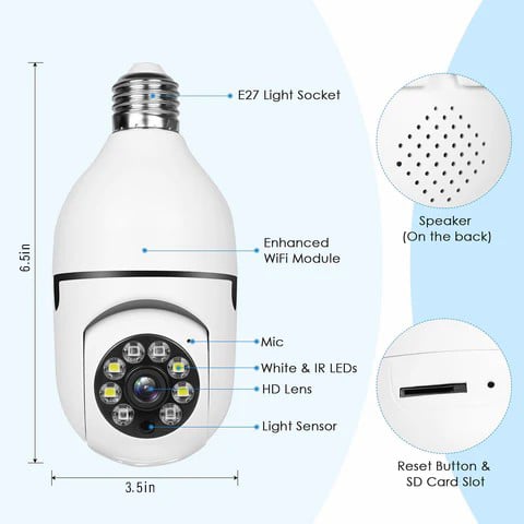 VistaGuard 360 Draadloze Beveiligingscamera