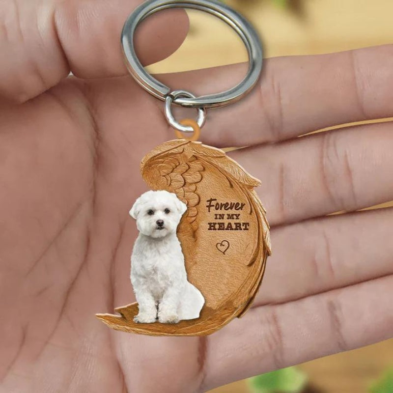 Voor Altijd in Mijn Hart | Gepersonaliseerde sleutelhanger