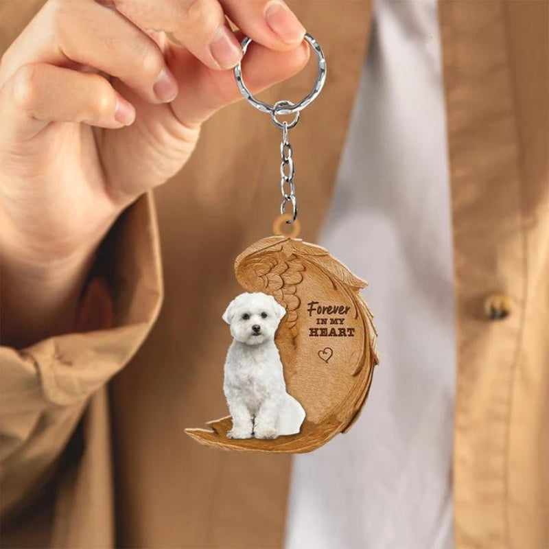 Voor Altijd in Mijn Hart | Gepersonaliseerde sleutelhanger