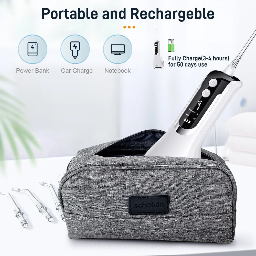 Waterflosser Draadloos | Jet Tandenreiniger voor Gezond Tandvlees & Orthodontische Zorg