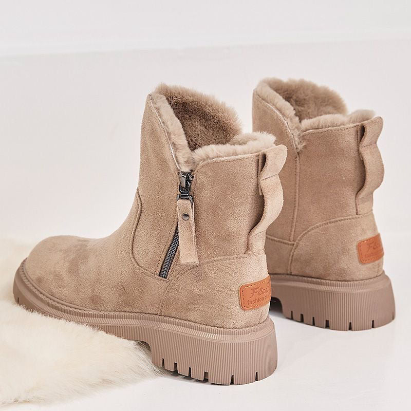 Warme Dameslaarzen Lurena – Waterdichte Winterboots met Bontvoering