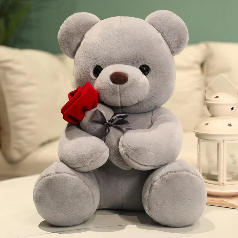 Zachte Teddybeer Knuffel Met Rozen – Het Perfecte Romantische Cadeau Voor Valentijn of Je Geliefde