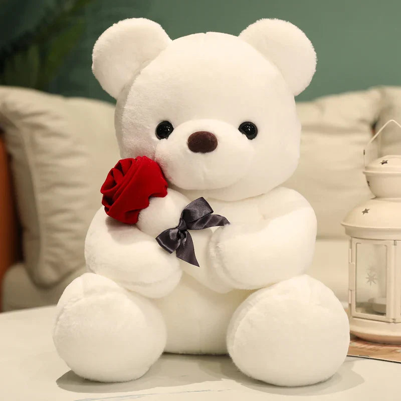 Zachte Teddybeer Knuffel Met Rozen – Het Perfecte Romantische Cadeau Voor Valentijn of Je Geliefde