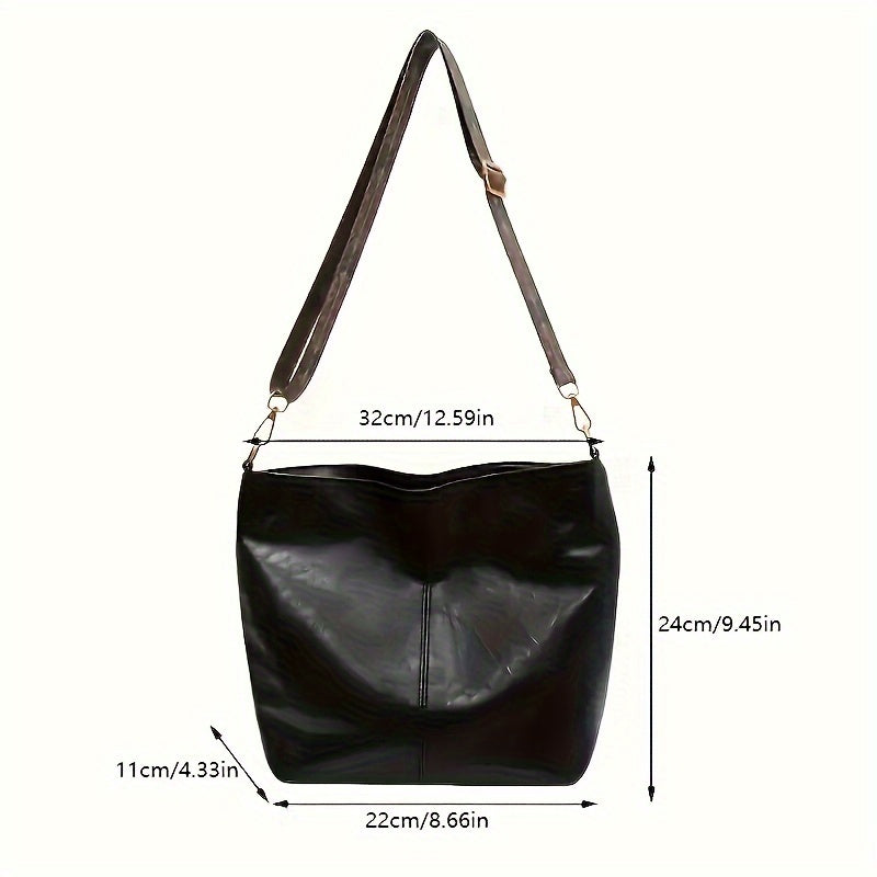 CityPure PU Messengerbag – Witte Stedelijke Schoudertas met Ritssluiting