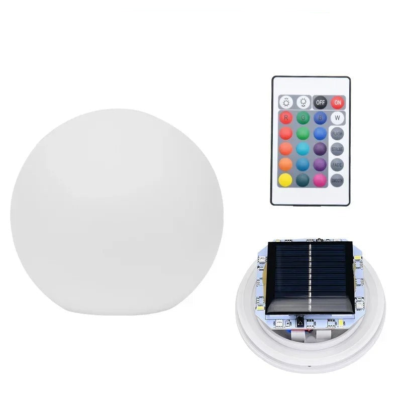Waterdichte Zonne-Tuinbal Lampen – RGB LED Verlichting voor Buiten