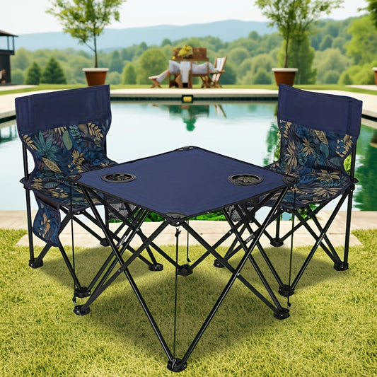CampiZit opvouwbare tafel- en stoelen set – Waterdicht & ideaal voor buitengebruik