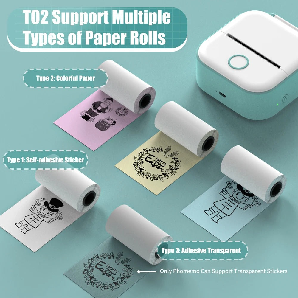 PocketPrint Mini – Draagbare Thermische Fotoprinter Zonder Inkt