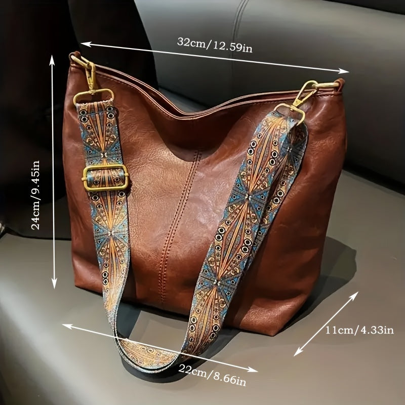 CityPure PU Messengerbag – Witte Stedelijke Schoudertas met Ritssluiting