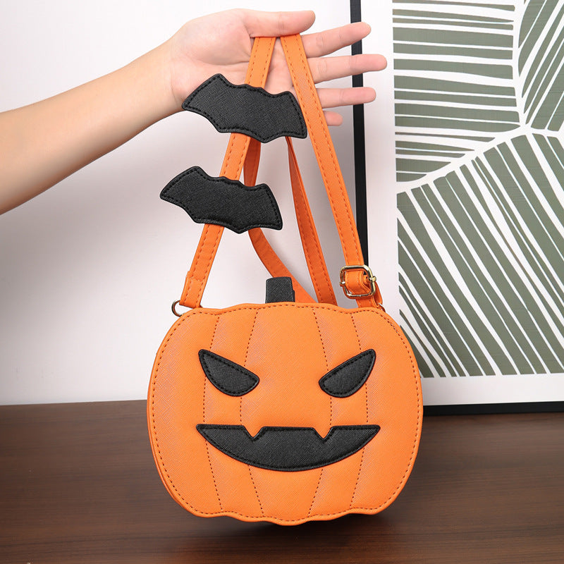 Halloween Messenger Bag – Minimalistische Schoudertas in Effen Kleuren