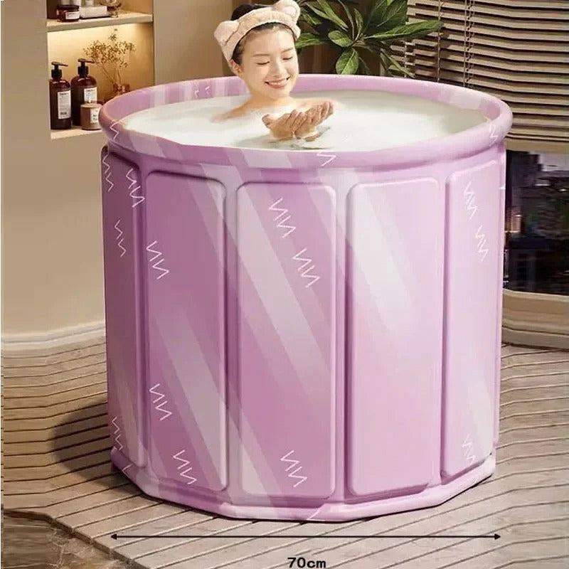 FlexiBad Deluxe – Opvouwbaar Bad voor Volwassenen en Kinderen met Warmte-isolatie