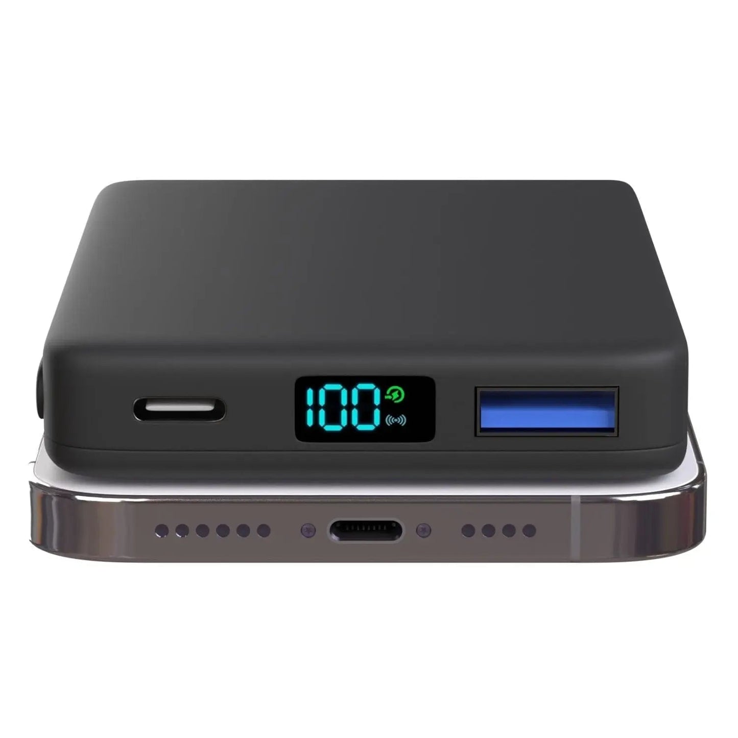 Magnetische Draadloze Powerbank – Compact en Krachtig voor Smartphones