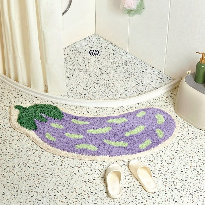 ZestPad Antislip Badmat met Fruitdesign – Comfort en Veiligheid in de Badkamer