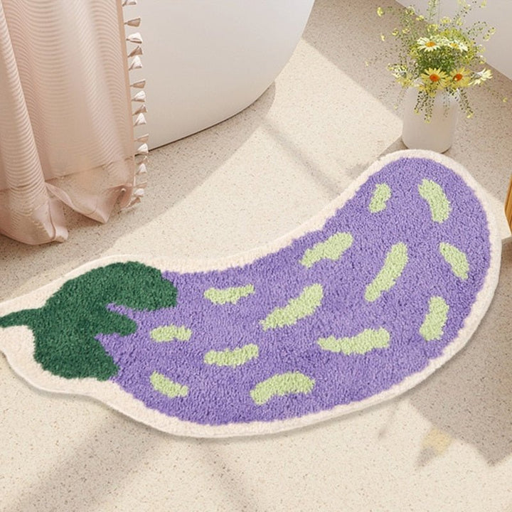ZestPad Antislip Badmat met Fruitdesign – Comfort en Veiligheid in de Badkamer