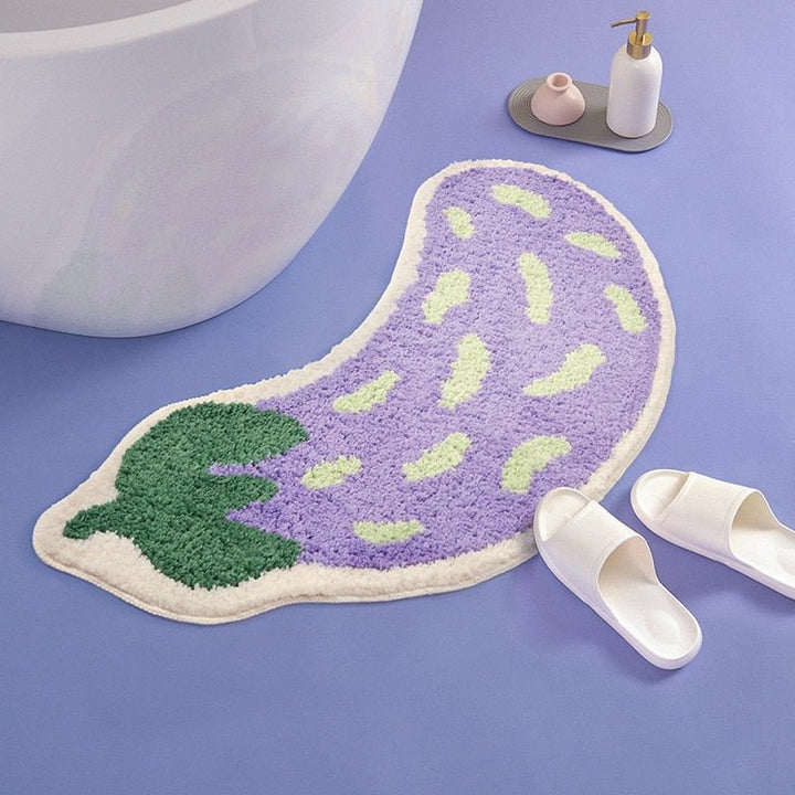 ZestPad Antislip Badmat met Fruitdesign – Comfort en Veiligheid in de Badkamer