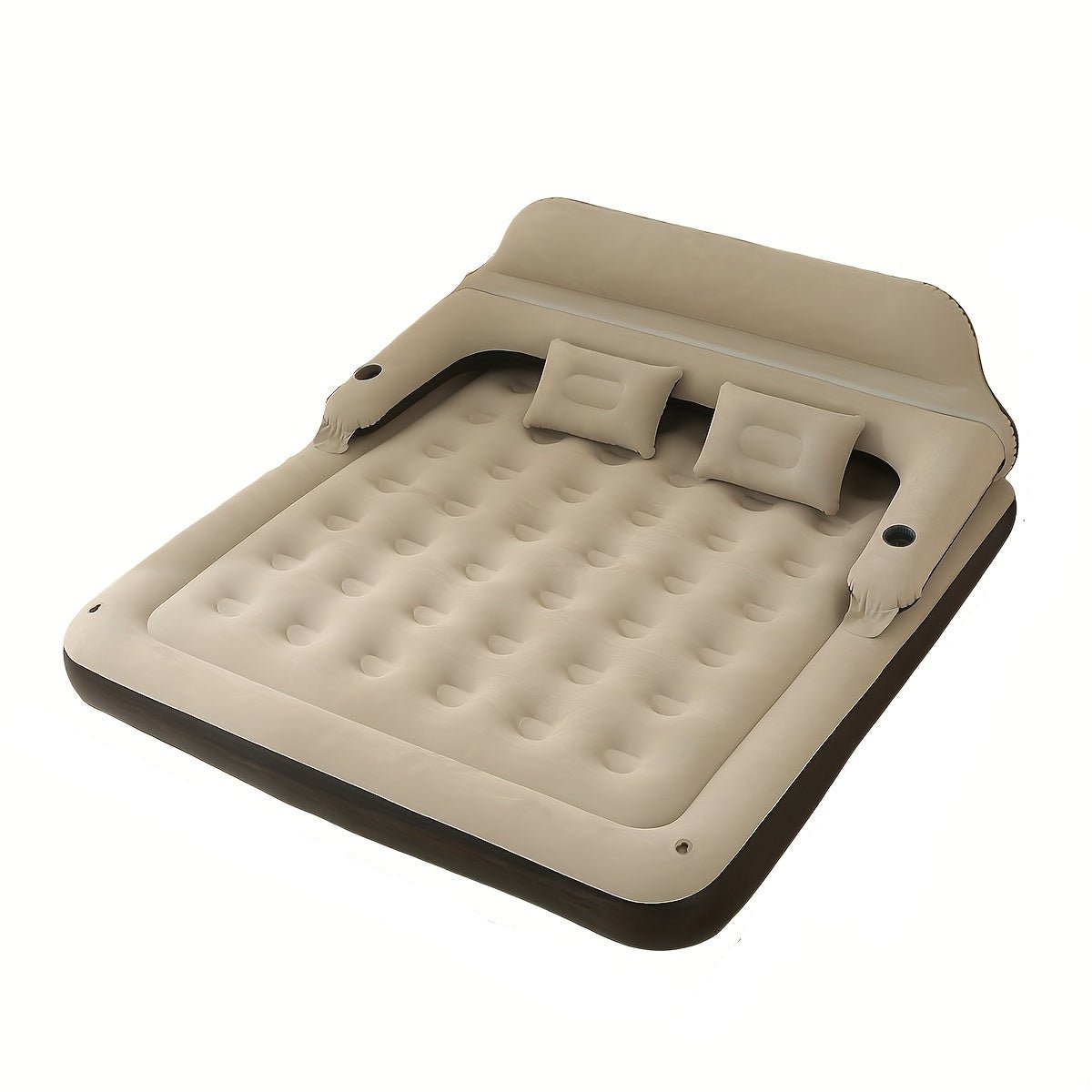 FlexiRust Opblaasmatras – Luxe Slaapcomfort met Rugsteun en Geïntegreerde Pomp
