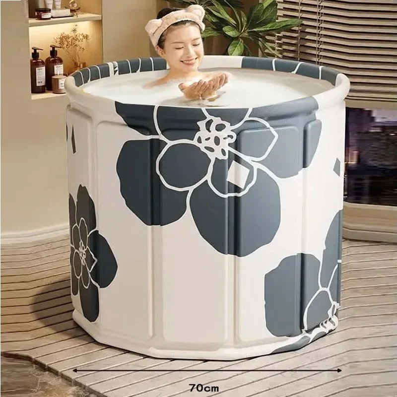 FlexiBad Deluxe – Opvouwbaar Bad voor Volwassenen en Kinderen met Warmte-isolatie