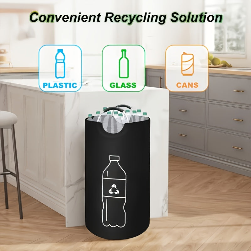 Grote Opvouwbare Recyclingbak – Duurzame Cilindrische Afval- en Opbergoplossing