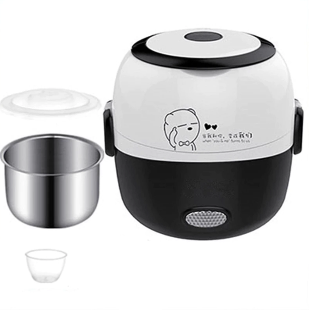SteamMate Elektrische Lunchbox – Koken, Stomen & Warmhouden – 1L – 200W