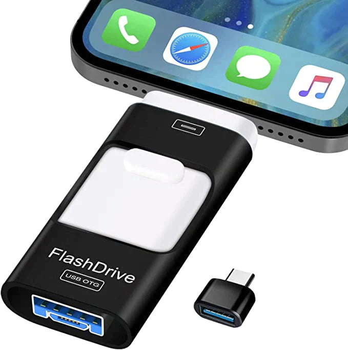 DataFlex 4-in-1 Geheugenstick – USB Opslag voor Telefoon, Tablet en PC