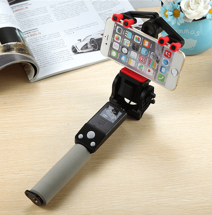 Selfie-Stick "BeeldBoog" met 360° Rotatie & Bluetooth Afstandsbediening