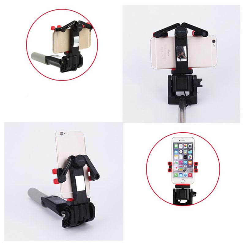 Selfie-Stick "BeeldBoog" met 360° Rotatie & Bluetooth Afstandsbediening