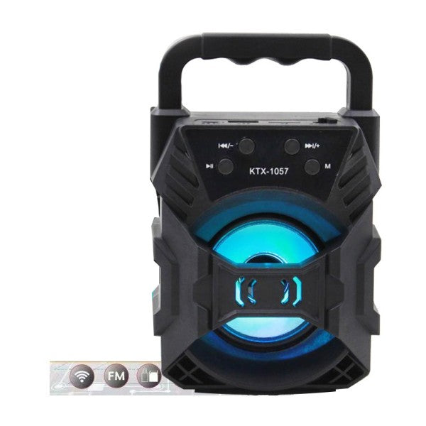 SoundPulse Draadloze Speaker – Bluetooth Luidspreker met FM, USB & Lichtshow