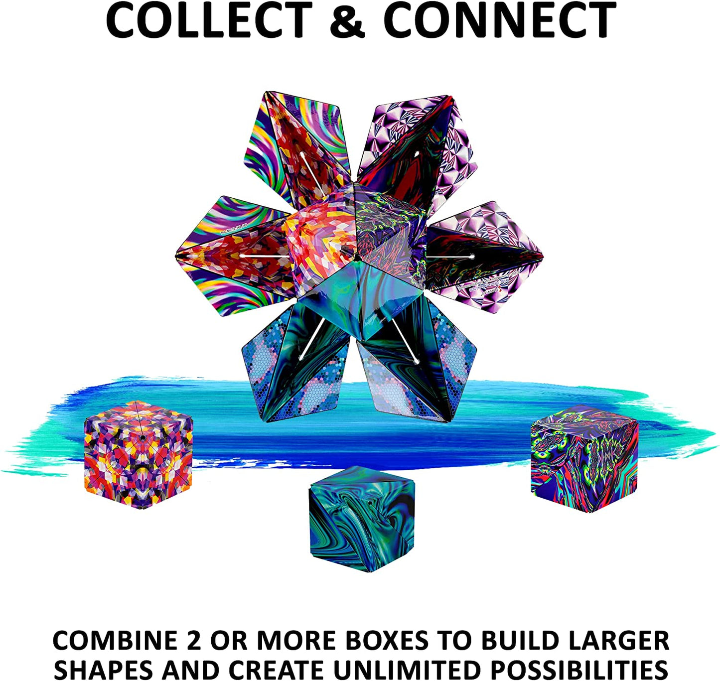 VouwFun Vormkubus – Creatieve 3D-puzzel voor Kinderen en Volwassenen