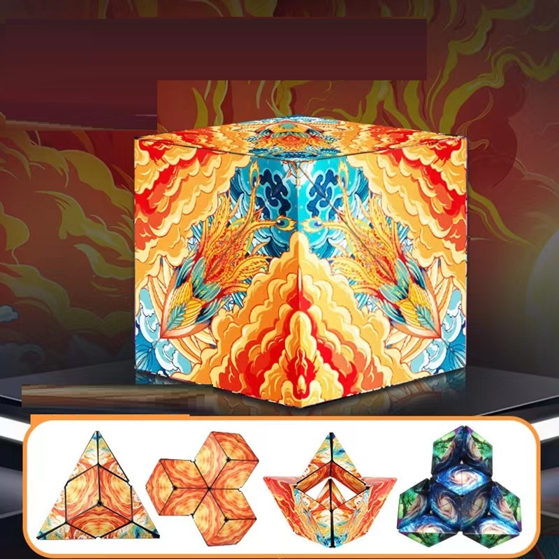VouwFun Vormkubus – Creatieve 3D-puzzel voor Kinderen en Volwassenen