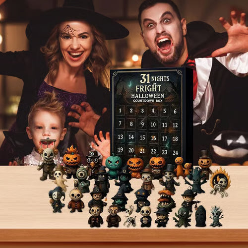 Halloween Countdown Box – 31 Figuren en Mini Decoraties