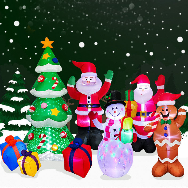 Kerst Ornament Decoratie –Sneeuwpop of Kerstboom met Verlichting
