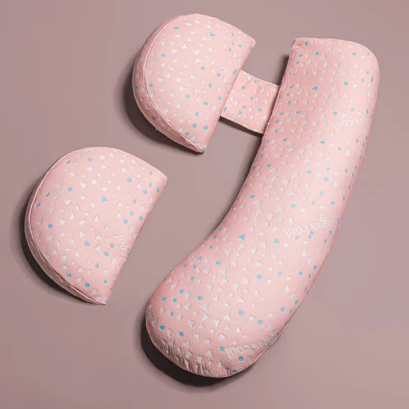 ComfyMama U-Vormig Zwangerschapskussen – Volledig Lichaamsondersteuning & Wasbare Hoes