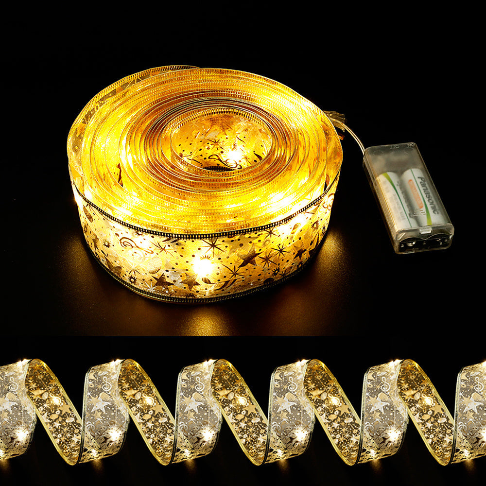 Decoratief Lint met Kleurrijke LED Verlichting – 5cm Breed Stoffen Lichtlint