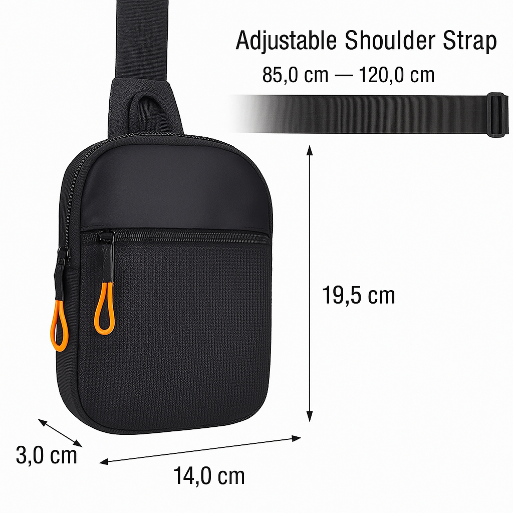 Borsten Mini Slingtas - CrossLite