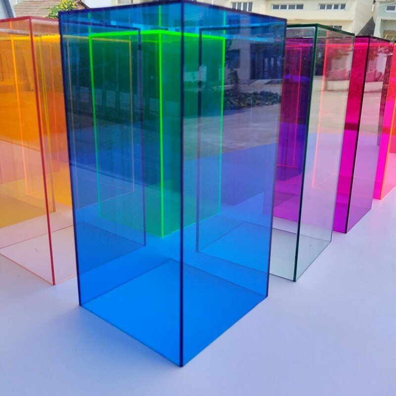 Kleurrijke Acryl Displaybox VitrinaLicht – Voor Verzamelobjecten en Accessoires