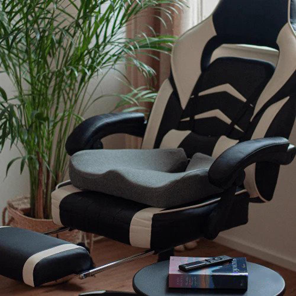 ErgoRelief Zitkussen – Ergonomisch Traagschuim Kussen voor Rug en Staartbeen