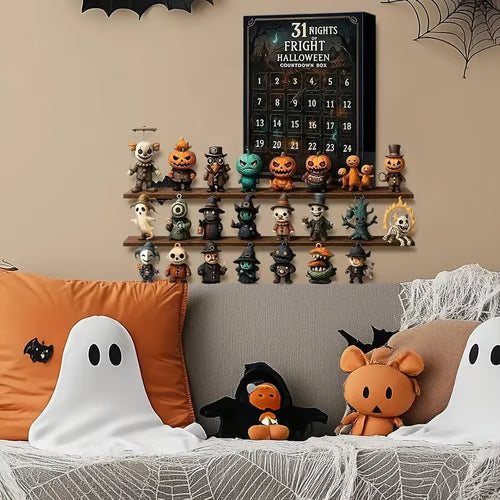 Halloween Countdown Box – 31 Figuren en Mini Decoraties