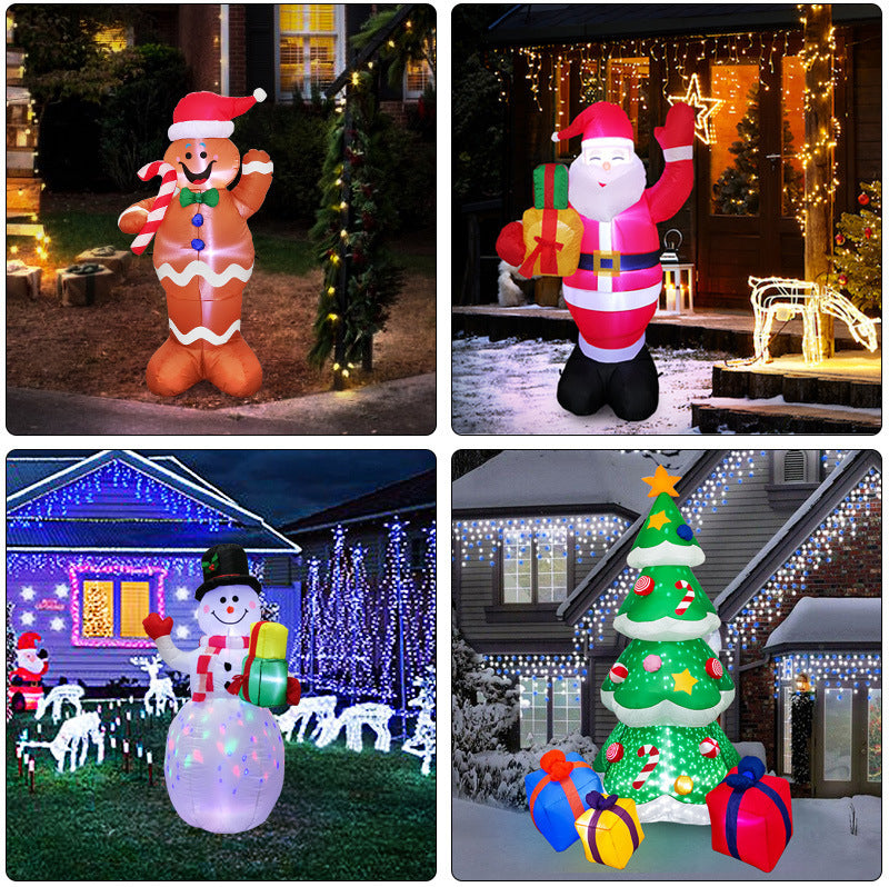Kerst Ornament Decoratie –Sneeuwpop of Kerstboom met Verlichting