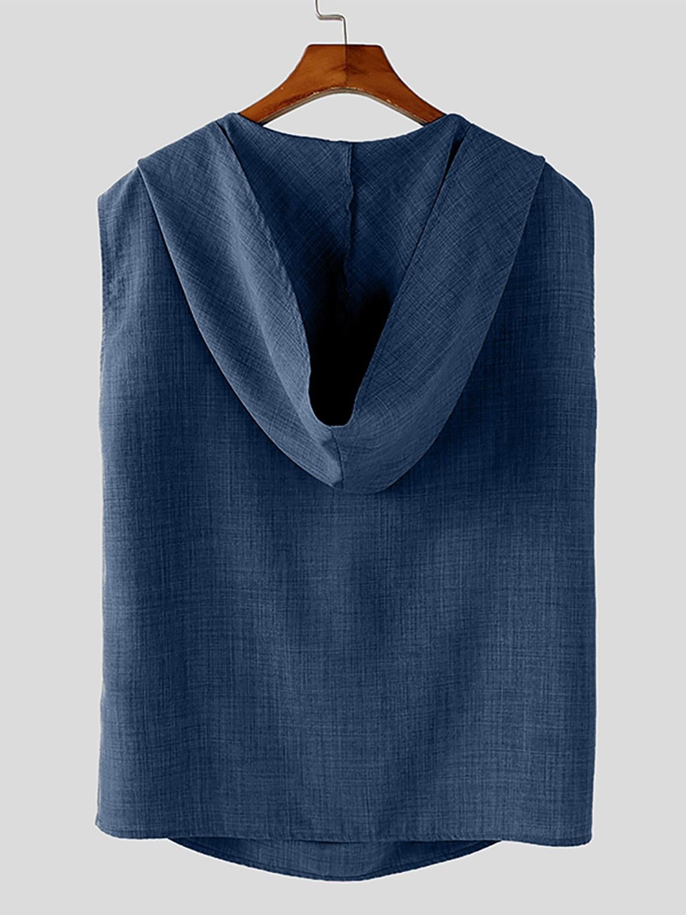 Zomerset voor Heren – Casual Polyester Hoodie en Broek in Effenkleurig Design
