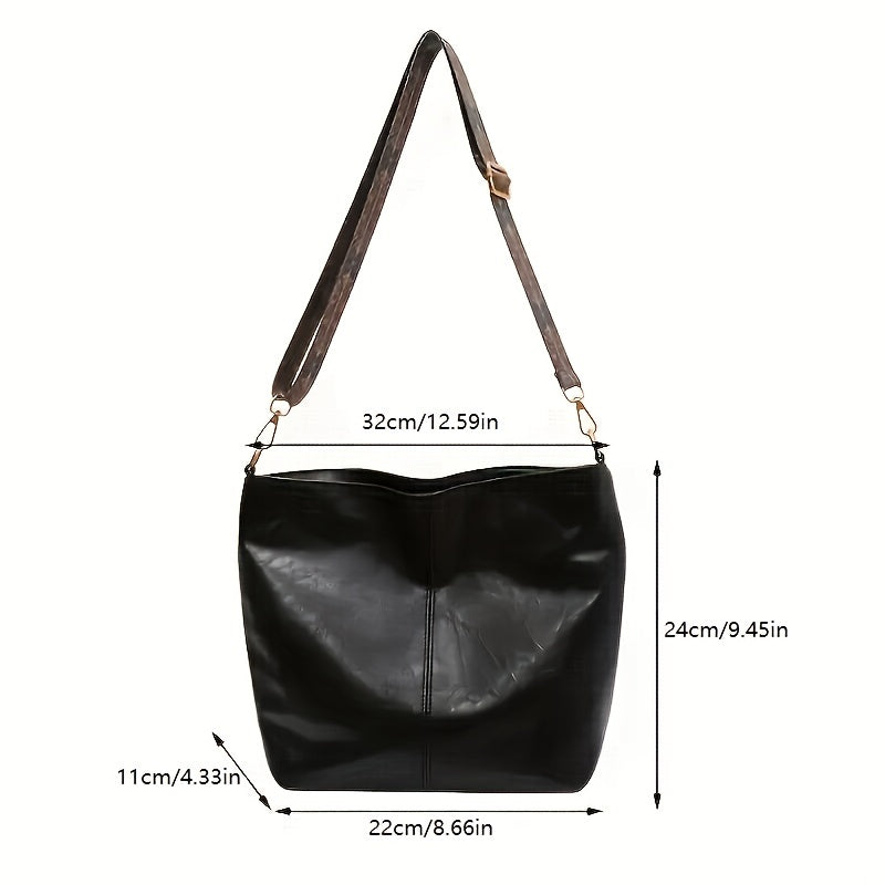 CityPure PU Messengerbag – Witte Stedelijke Schoudertas met Ritssluiting