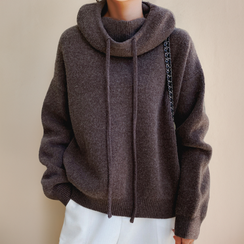 Merino Dames Coltrui – Zachte Warme Trui voor Elegante Winterstijl